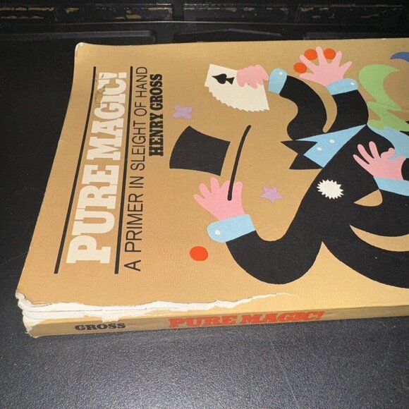 Pure Magic Book By Henry Gross Vintage 1978 First Edition Paperback TORN COVER - Picture 4 of 13